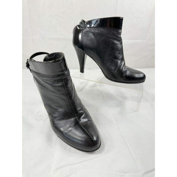 CHANEL Boots Leather Authentic size 6 - Picture 1 of 15